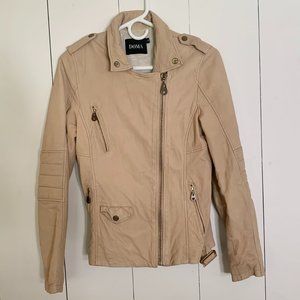 Nude, Distressed Doma Leather Jacket, Size Small